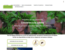 Tablet Screenshot of croisiere-cabine.com